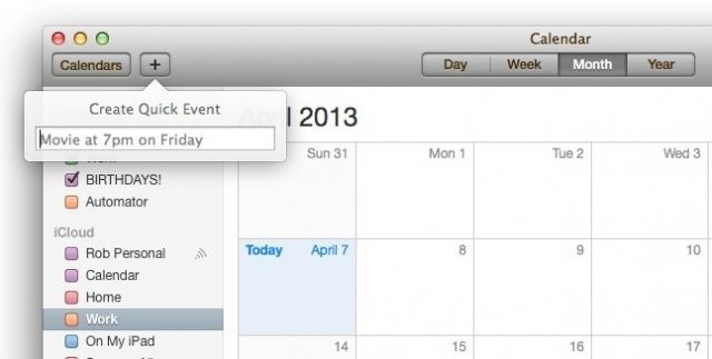 Mac Calendar Has 4 Enrries For Personal